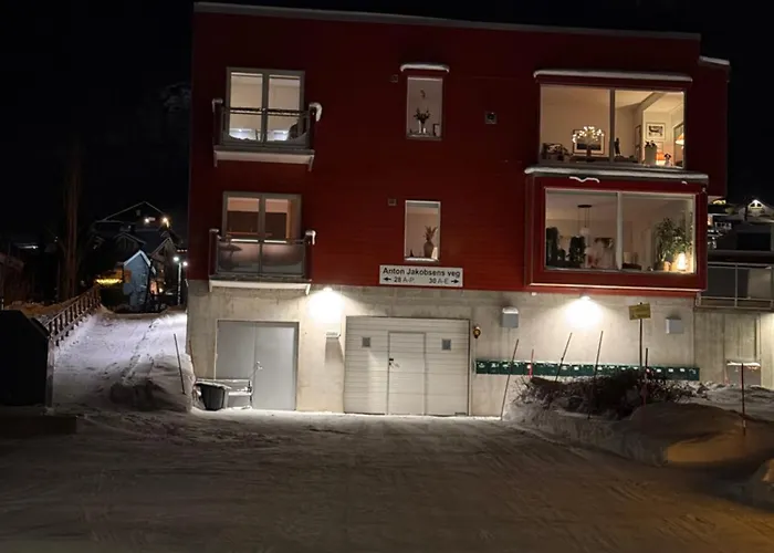 아파트 3 Minutes From Cablecar 트롬쇠